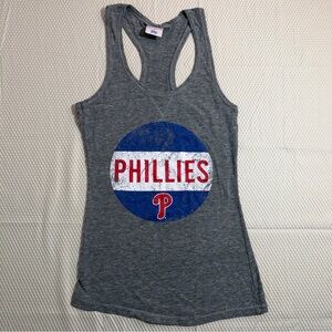 Phillies Racerback Tank Top S MLB Genuine Graphic Tee Tank